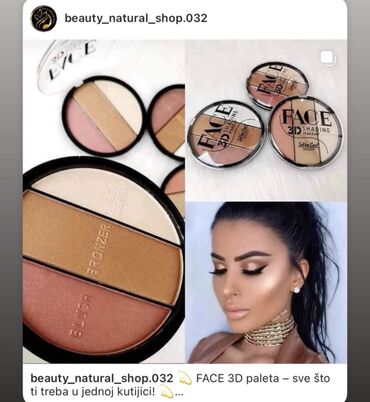 komplet pantalone i prsluk: ✨🌸 3D Paleta: Bronzer + Hajlajter + Rumenilo 🌸✨ Savršen trio za