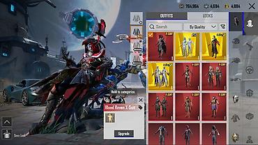 gumus kulce satisi: PUBG Mobile oyun hesabı – nadir X-Suit kolleksiyaları və kosmetiklər — 1