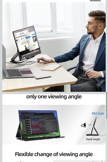 samsung tab 5: 15.6" daşınan monitor – ingnok ( AZ İŞLENİB)SƏLİQƏLİ VƏZİYYƏTDƏ✅ - — 4