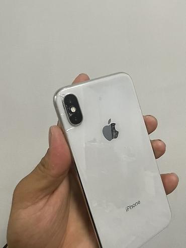фейс: IPhone X, Б/у, 64 ГБ, Белый, 100 % — 3
