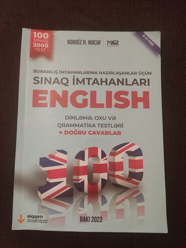 nərgiz nəcəf ingilis dili grammar and vocabulary pdf: İngilis dili sınağ kitabı Nərgiz Nəcəf
Cavab kartı ilə birlikdə