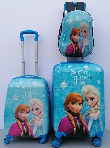 ca deca: Trod elni set kofera i ranac sa motivom “Sisters Forever” (Frozen) - — 7