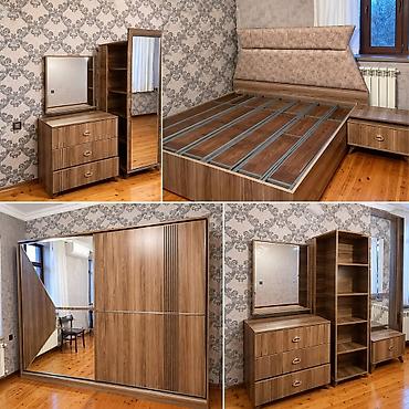 Yataq dəsti satılır 450₼. Matrası yoxdur.Ünvan zabrat. 8182. Fatimə99