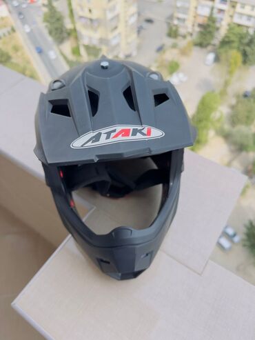 Digər aksesuarlar: ATAKI tam üzlü moto kaska - Növ: off-road / enduro / motocross tipli