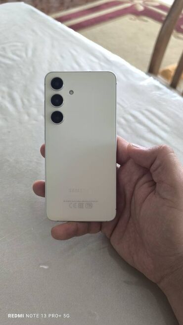 флай громкий телефон: Samsung Galaxy S24, 256 GB, rəng - Ağ, Sensor, Barmaq izi, Simsiz şarj
