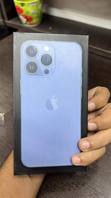 Уюлдук телефондор жана аксессуарлар: IPhone 13 Pro, 256 ГБ, цвет Sierra Blue (модель A2483). Комплектация — 2