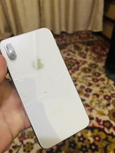 Apple iPhone: IPhone X, 256 ГБ, Серебристый, Защитное стекло — 8