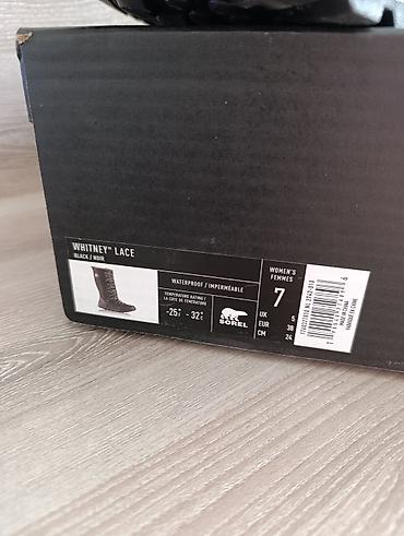 Бөлмө өсүмдүктөрү: Женские зимние сапоги Sorel Whitney Lace - Цвет: Black (черный) - — 2