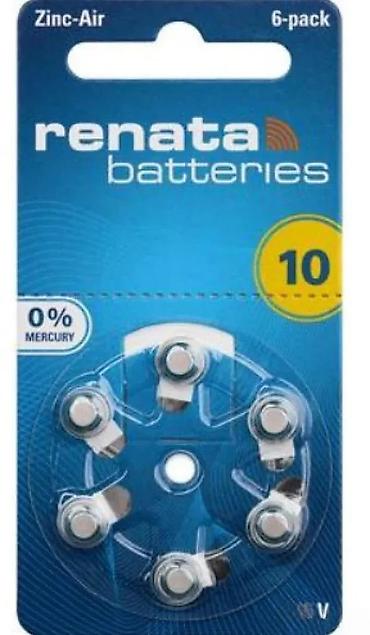 transformator 24v 20a: Renata baterije za slušne aparate – veličina 10 (PR70), Zinc-Air — 3