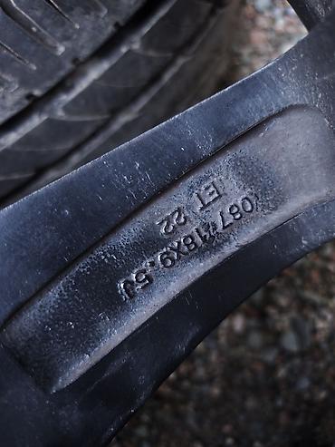 Диски: Литые Диски R 18 Work, Комплект, отверстий - 5, Б/у — 8