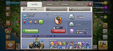 oyun alanı: Clash of Clans hesabı – yüksək səviyyəli əsas kənd və zəngin resurslar — 1
