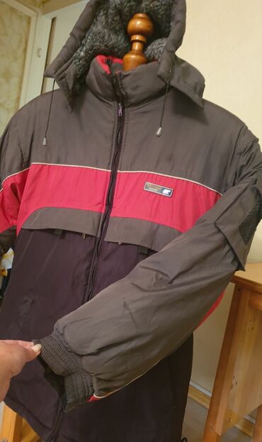 тёплая зимняя куртка: Куртка 4XL (EU 48), цвет - Серый