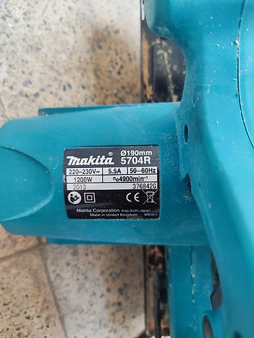 elektrik əl mişarı: Makita 5704R dairəvi mişar - Brend/Model: Makita 5704R - Disk — 2