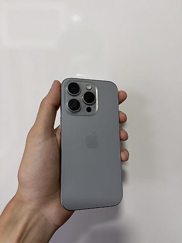 iphone mingecevir: IPhone 15 Pro, 128 GB, Natural Titanium, Simsiz şarj, Face ID, Sənədlərlə — 2