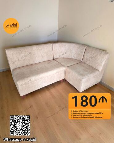 metbext ucun divan: Угловой диван, Раскладной, Ткань, Бесплатная доставка в черте города