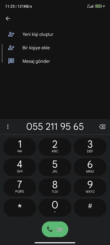 телефон fly dual sim: Nömrə: ( 055 ) ( 2119565 ), İşlənmiş