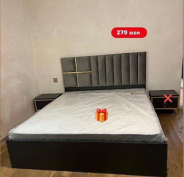 Çarpayılar: Yeni, İkinəfərlik çarpayı, Bazasız, Matras ilə, Siyirməsiz, Azərbaycan — 1