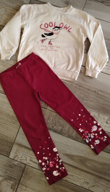 turske letnje haljine: Set: Leggings, T-shirt, 110-116