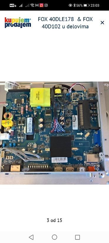 Aksesoari za TV i video: FOX 40DLE178 i FOX 40D102 – delovi za televizore (40") Dostupne — 4
