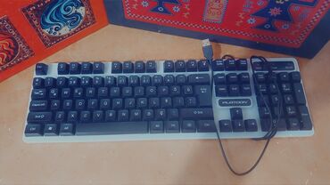 gaming klaviatura: Mexanik Klaviatura [USB] + Mishka [USB)]