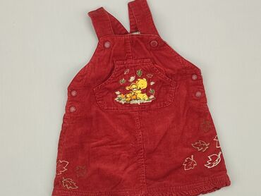 czerwona sukienka dla dziewczynki: Dungarees, H&M, 3-6 months, condition - Good