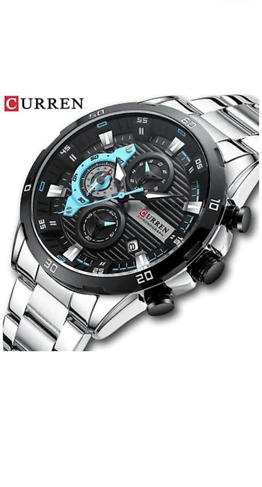honor bend: Мужские наручные часы Curren Chronograph - Кварцевый хронограф с — 2