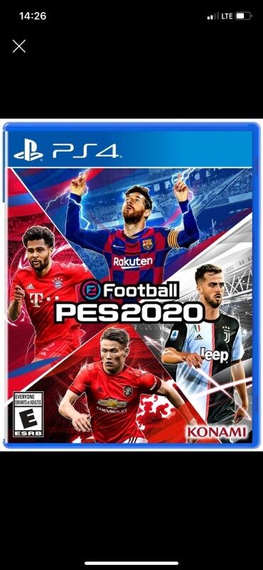 диск ufc 4: Игра для PlayStation 4: eFootball PES 2020 (PS4) - Жанр: футбольный