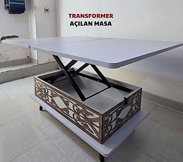 Masalar: Jurnal masası, Yeni, Transformer, Laminat, Dördbucaq masa — 6