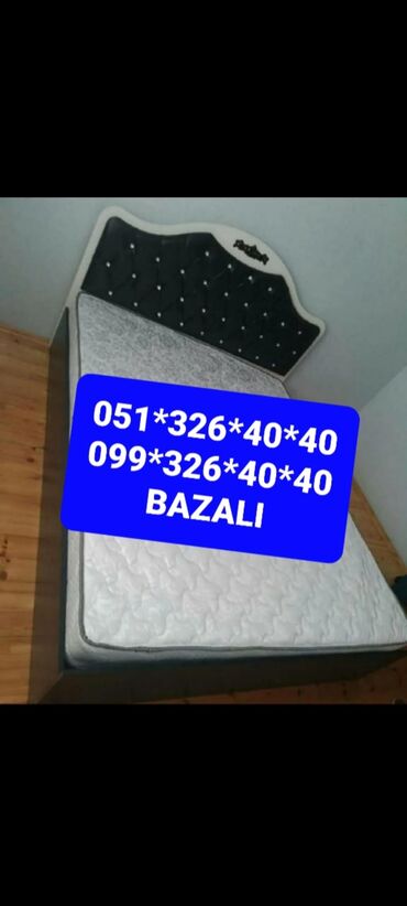 Çarpayılar: Yeni, İkinəfərlik çarpayı, Bazasız, Matras ilə, Siyirməsiz, Azərbaycan — 23