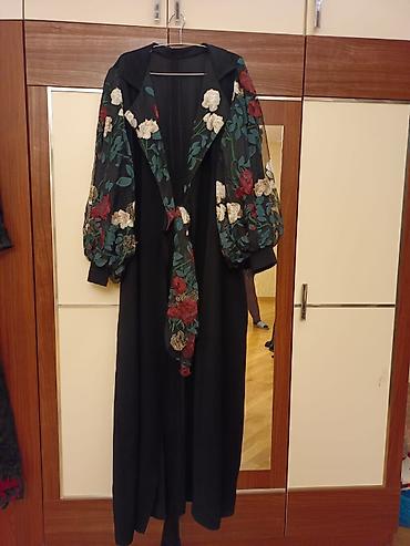 Digər qadın geyimləri: Qadın uzun paltar/kimono stili üst geyimi — 1