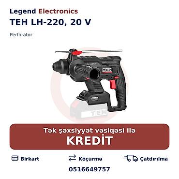 acar desti: Elan başlığı: Perforator TEH LH-220, 20 V Elan mətni: Perforator TEH — 1