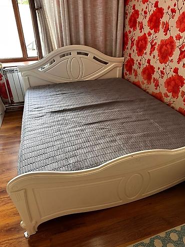 Спальные гарнитуры: Спальный гарнитур, Б/у, Шкаф, Комод, Тумба, Белоруссия, МДФ, Платная доставка, цвет - Белый — 5