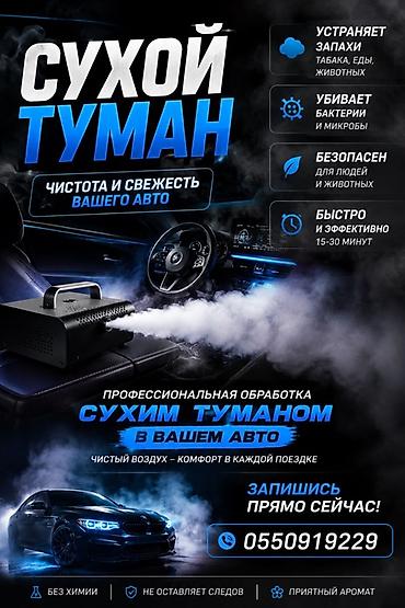 тумани: Профессиональная обработка автомобиля «сухим туманом» - Глубокая — 1