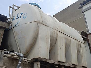 3 ton ENDİRİM OLACAQ Plastik su çəni – iri həcmli, üfüqi formalı
