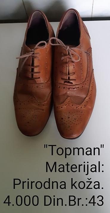 Cipele: Muške cipele „Topman” – brogue/oxford stil - Materijal: prirodna koža — 5