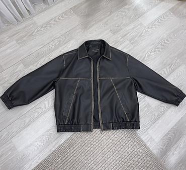 zegna kurtka: Rəngi: Tünd qəhvəyi / Qara (kontrast tikişli) Ölçü:XL Brend:Newyorker — 1