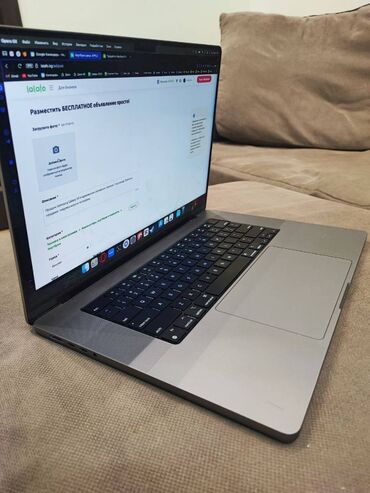 Ноутбуки: Ноутбук, Apple, 16 ГБ ОЗУ, Apple M1 Pro, 16 ", Б/у