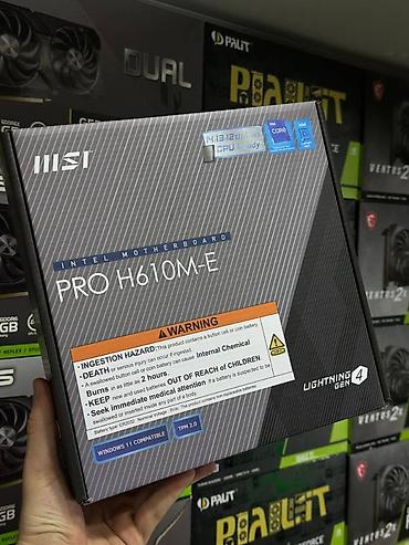 ipad min 5: Ana Platası MSI MSI Pro H610M-E DDR5, Yeni — 1