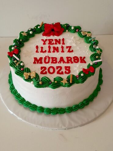 Tortlar: Yeni İl temalı tortlar 🎂 Evdə bişən, yumşaq və qatqısız tortlar — 1