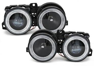 CRNI ANGEL EYES FAROVI BMW E30 | Crni tuning sportski clear glass