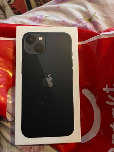 irsad iphone 13: IPhone 13, 128 GB, Qara, Face ID, Zəmanət