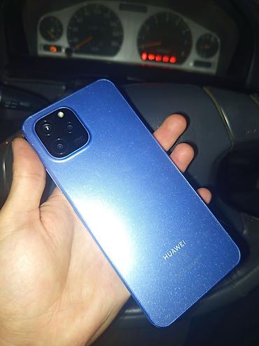 хуаю: Huawei Nova Y61, Б/у, 64 ГБ, цвет - Синий, 2 SIM — 2