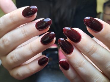 Manikür, pedikür: Forma gel tipsi gel qaynağı gellak şellak Şekillerin hamısı öz əl — 6