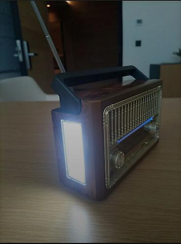 Səs gücləndiriciləri: Nostalji görünüşlü kalonka Fm radio Bluetooth USB flashkart SD kart — 6
