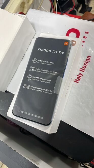 Xiaomi: Xiaomi 12T Pro, 256 GB, rəng - Göy, 
 Barmaq izi, Face ID