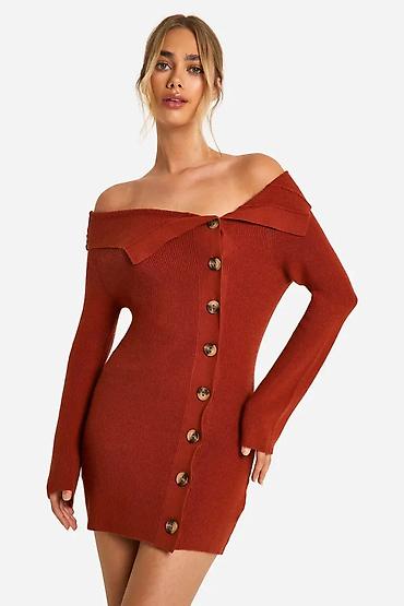 ugg ulosci: Boohoo knit dzemper/haljina.Naglasena vel s,odgovara do jaceg m. Ja — 3