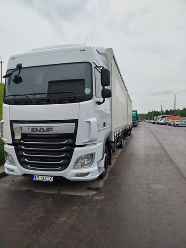 Коммерческий транспорт: Прицеп, DAF, Тентованный, 11 т, Б/у