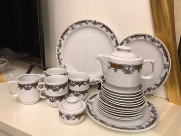 prastina desti: Çay dəsti, rəng - Ağ, Farfor, Epiag, Çexiya