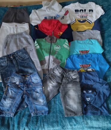 dečija garderoba na veliko: Dopo Dopo, Komplet: Majica, Košulja, Pantalone, 98-104