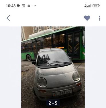 тико унаа: Daewoo Matiz: 0.8 л, Механика, Бензин